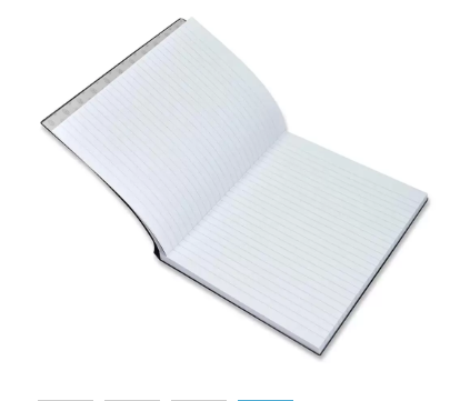 5-Piece FIS PVC Cover Notebook 9X7 Inch, 2-Quires Black - FSNB9X72QPVCBK