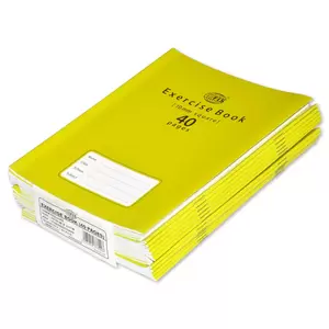 FIS Exercise Book, Pack of 24, Size:16 X 21 cm, 40 Pages, 10mm Square - FSEBSQ1040N