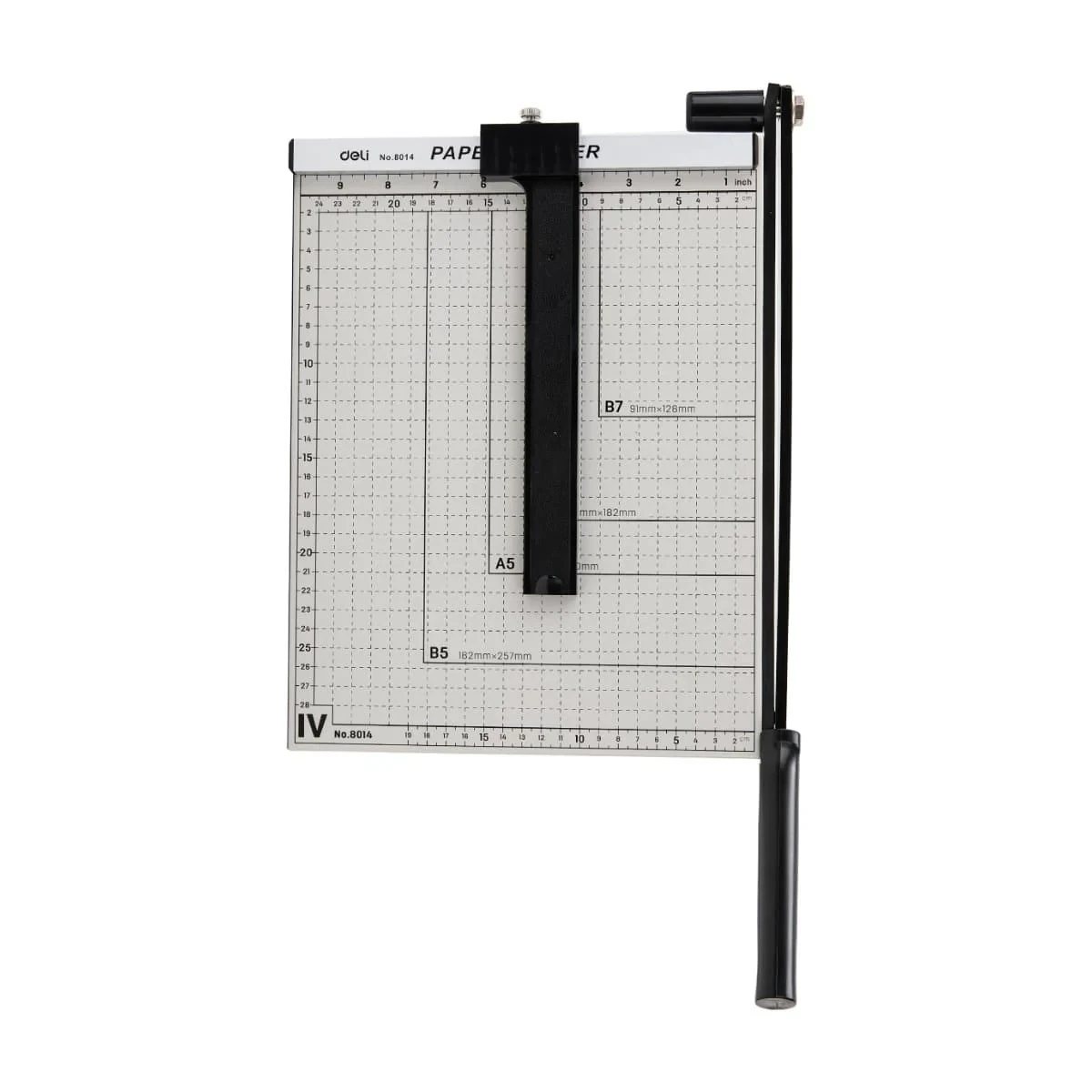 Deli 8014 A4 Size Paper Cutter with Steel Base (300mmX250mm) 12inches x 10inches