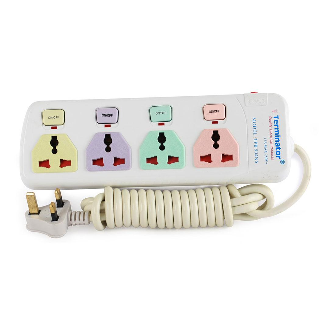 4 Way Power Extension Socket W/Shutter