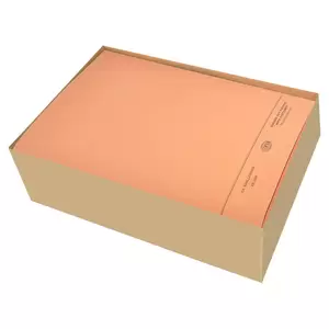 FIS Square Cut Folders With 8 cm Fastener Orange Color, Pack of 50 Pcs, 320 gsm, F/S (210 x 330 mm) Size - FSFF7FOR