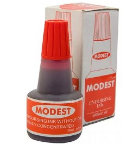 Modest Stamp Pad Ink 30ml, Red
