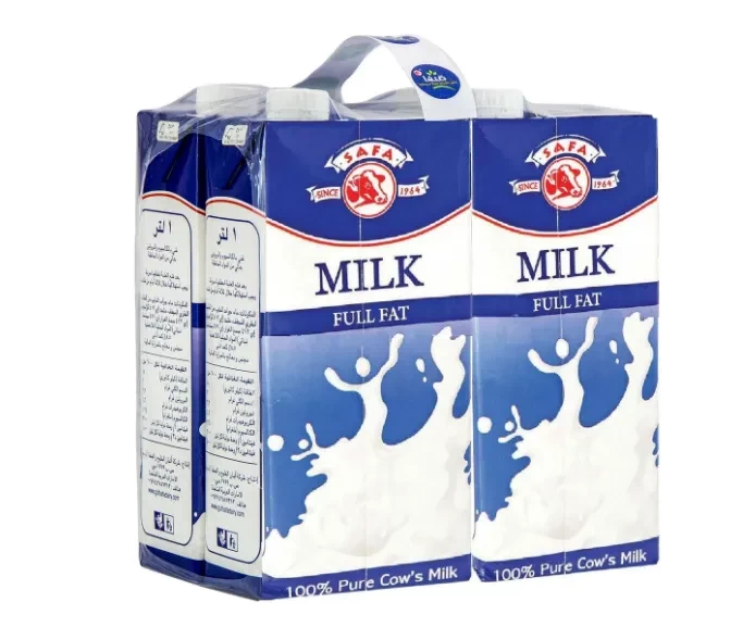 Safa Full Cream UHT Milk 12 x 1Litre