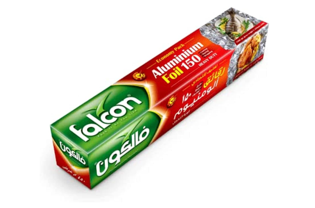Falcon Heavy Duty Aluminium Foil 1.5kg X 45cm (1x6) Rolls