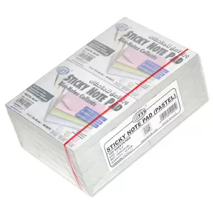 FISSticky Note Pad, 3X4 inches, Pack of 12, Pastel Bue 100 Sheets -FSPO34LBL