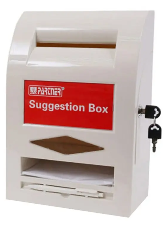 Partner Suggestion Box White