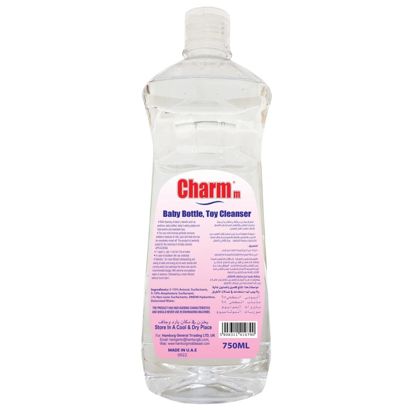 Charmm Baby Bottle Toy Cleanser 750 ml