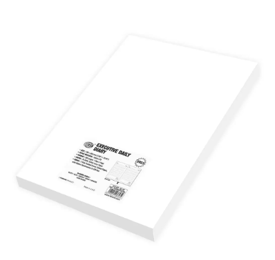 FIS Executive Diary 2023 (English) 1-Side Padded with Gilding, Brown - FSDI88EPG23BR