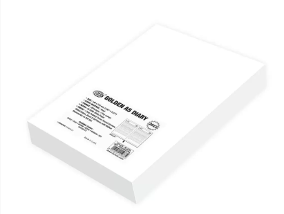 FIS Golden Diary 2023 (English) Blue, A5 - FSDI23EG23BL