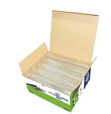 FIS 38 mm Plastic Binding Rings 340 Sheets - FSBD38CL