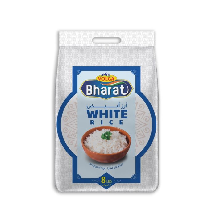 Volga Bharat White Rice, 3.6 Kg 8Lbs