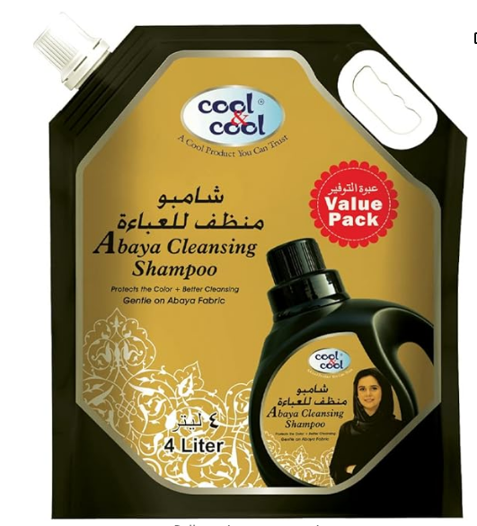 Cool & Cool Abaya Cleansing Shampoo 4Ltr Pouch