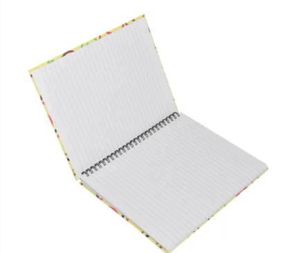 LIGHT Pack of 5 Spiral Hard Cover Notebook, Single Line, 9X7 Inches (22.86 X 20.32 CM) 100 Sheets -LINBS971705