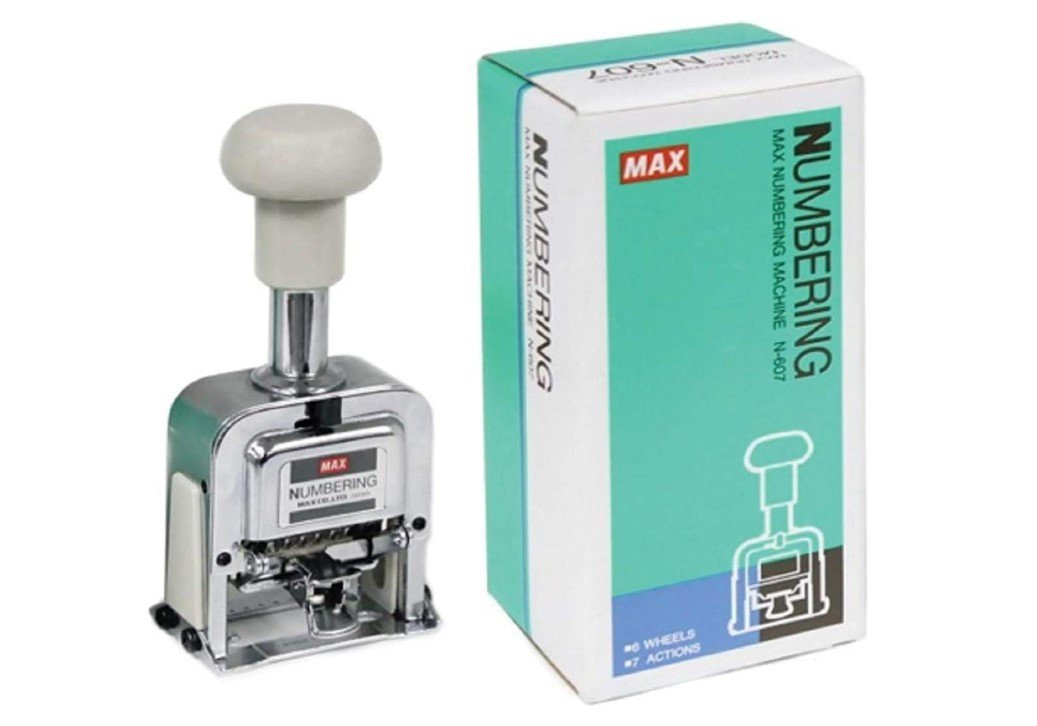 Max Numbering Machine Ink Black N-607