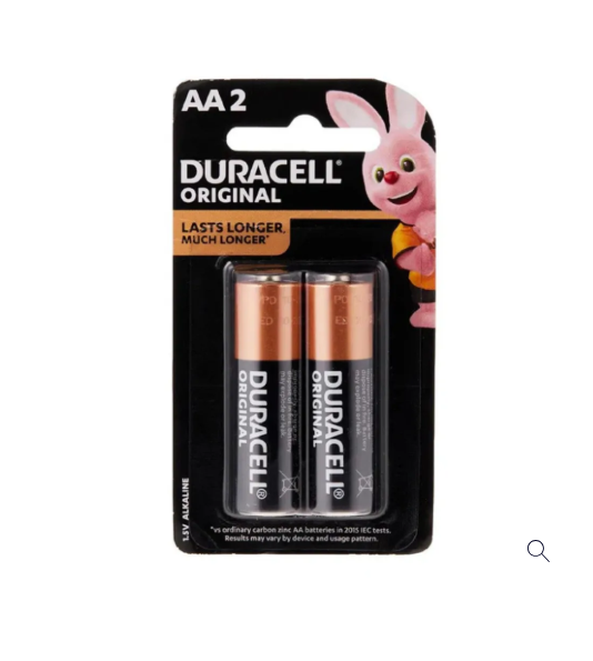 Duracell Original 1.5V AA Alkaline Battery - 2pcs