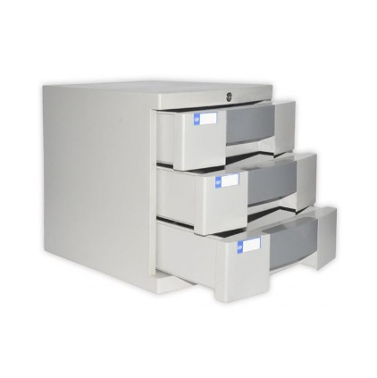 FIS FILE CABINET (PLASTIC) WITH KEY 3 DRAWERS FSOTUS-27K