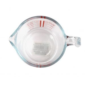 Royalford 250Ml Glass Measuring Cup - Glass - Clear