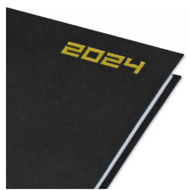 FIS Diary 2024 (English) Black, A4 - FSDI41E24BK