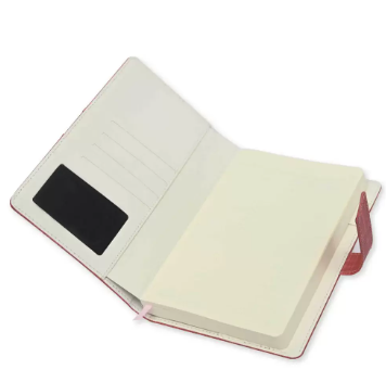 FIS 2024 A5 Diary Arabic/English Vinyl Hard Sewn Cover Pink -FSDI80AE24PI