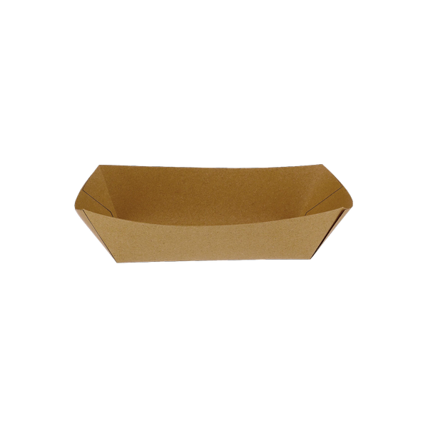 Kraft Paper Boat Tray Medium Size 500 Pieces