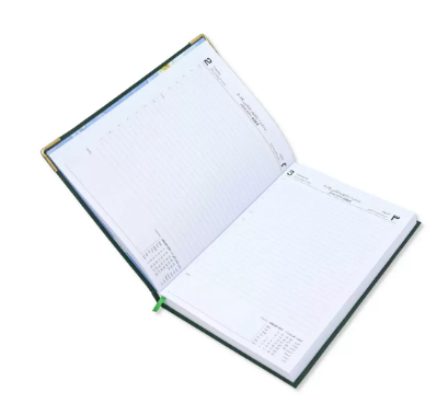 FIS Executive Daily Diary 2024 (Arabic/English) Green - FSDI88AE24GR