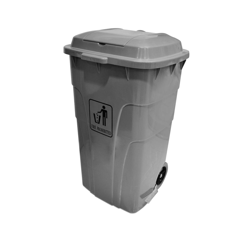 AKC Plastic Trash Bin | 240 LTR | GREY