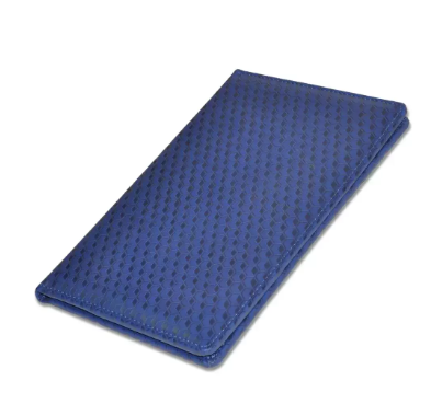 FIS Executive Bill Folder Blue Color, Italian PU with Magnet Flap 150X245mm - FSCLBFBLD3