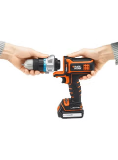 Hammer Drill Attachment, For Cordless ,Multi-Evo Multi Starter, Tool Kit (MT218K-GB) ,MTHD5-XJ Black/Silver,