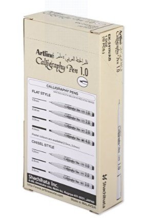 Artline EK241 Calligraphy Writing Pen 1.0mm Blue ( 12 Pcs / Pack )