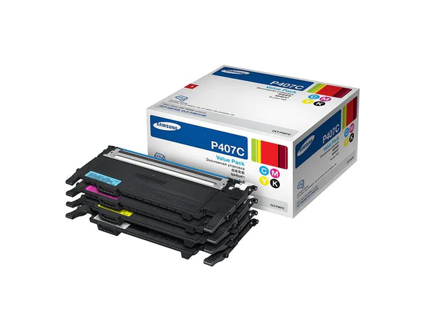 Samsung CLT-P407C Value Pack Toner Cartridge