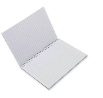 FIS Pack Of 5 Spiral Soft Cover Notebook, 96 Sheets A5 Swan Design 1 -FSNBSSCA596-SWA1