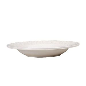 Royalford 8" Melamine Ware Deep Plate - Melamine - White