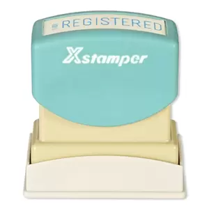 Artline X-Stamper "REGISTERED" for Office Business Supplies, Ink Blue - ARXTCXC1101-1PC