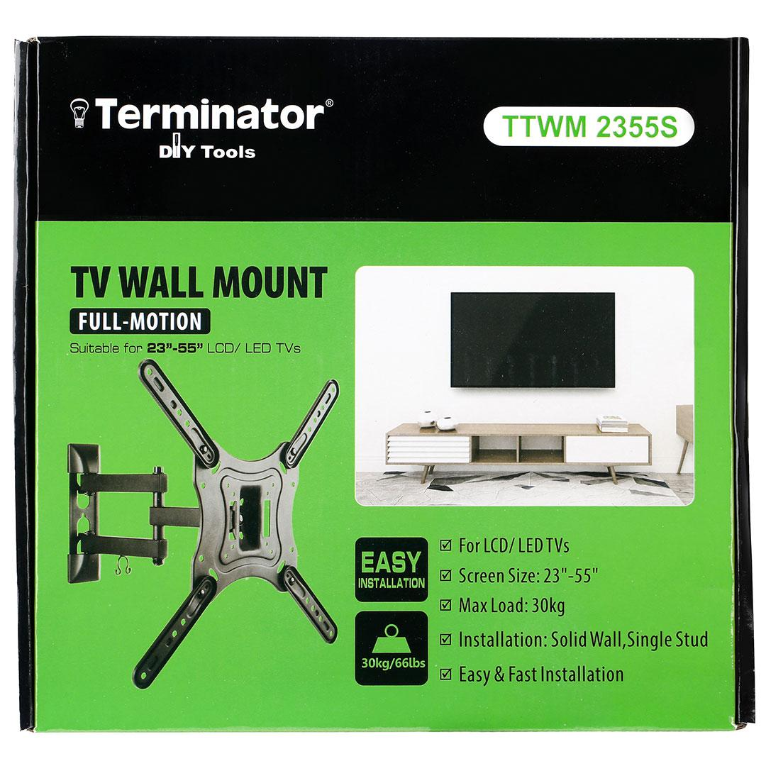 TV Wall Mount 23 to 55 inch, Full Motion Swivel Type