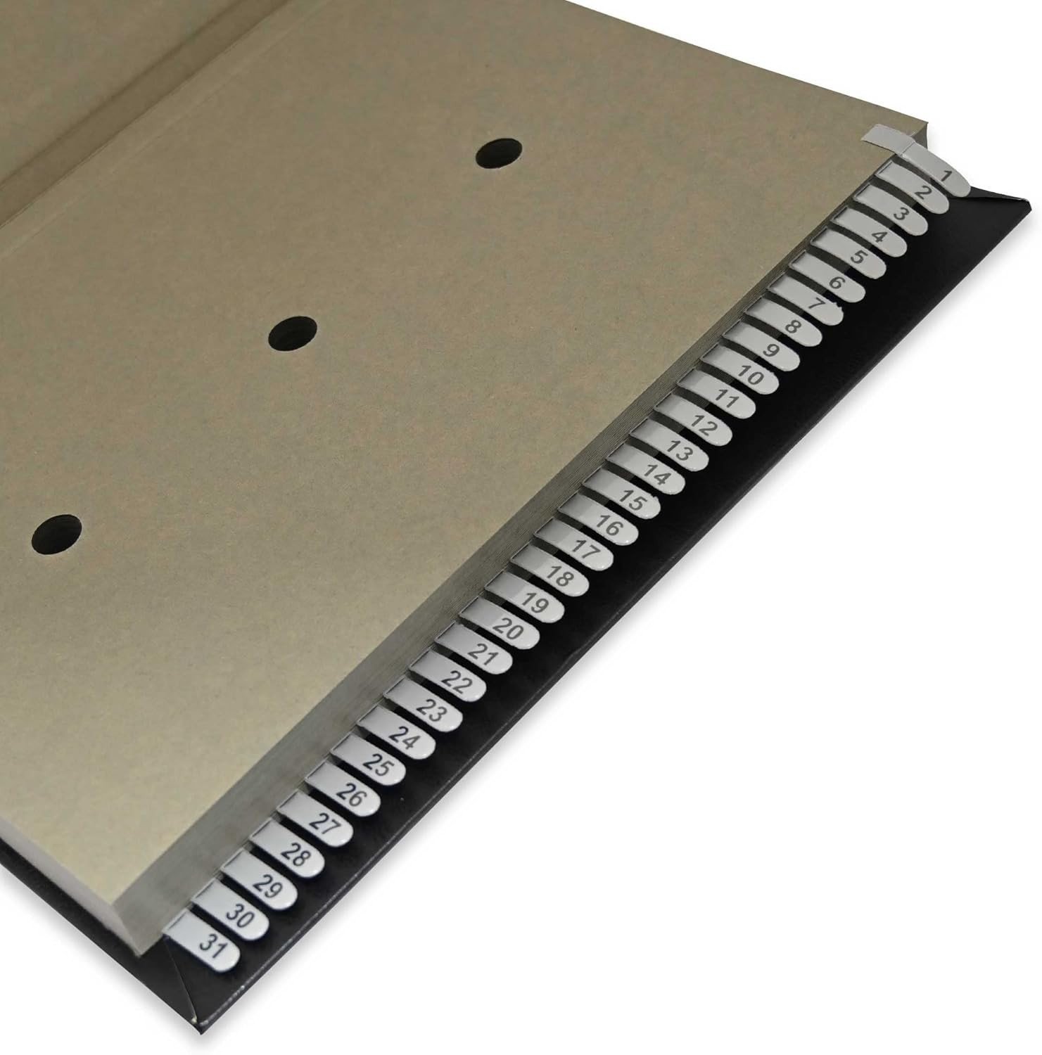 FIS Signature Book, Vinyl Material Cover, 31 Sheets (1-31), Black Color, 240 x 340 mm - FSCL1-31