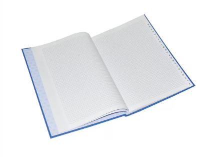 Fis Manuscript Books - 5 Mm Square Lines With English Indexed, A4 (210 X 297 mm), 96 Sheets - FSMNA42Q5MIE
