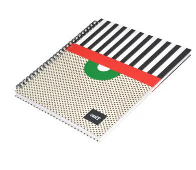 LIGHT Pack of 5 Spiral Hard Cover Notebook, Single Line, 9X7 Inches (22.86 X 20.32 CM) 100 Sheets -LINBS971709