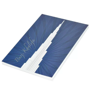 10-Piece FIS Burj Khalifa Writing Bad A5, 80-Sheets - FSPDEA580BUK