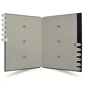 FIS Signature Book, Vinyl Material Cover, 12 Sheets (1-12), Black Color, 240 x 340 mm - FSCL1-12