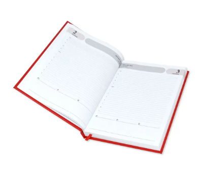 FIS Agenda Diary 2023 (English) Red - FSDI75EVN23RE