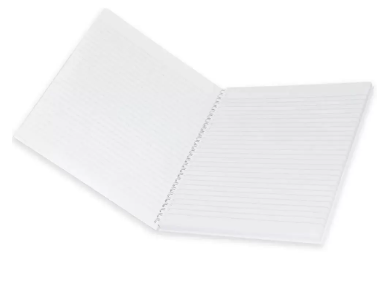 5-Piece FIS Spiral Hard Cover Notebook Single Line 10X8 Inch, 100-Sheets - FSNBS1081901