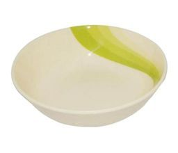 Royalford 85 Inch Melamine Ware Super Rays Serving Bowl - Melamine - White - RF8083