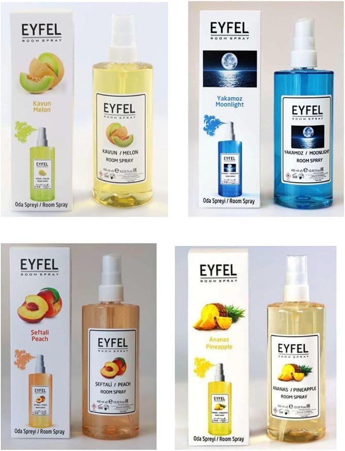 Eyfel Air Freshener Spray, 400 ml - Vanilla