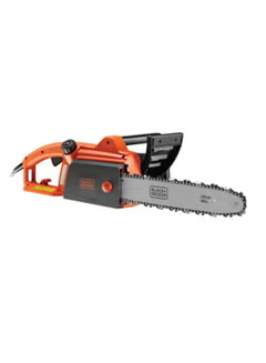 Corded Chainsaw, With Powerful High ,Torque And Chain Brake, System 1800W CS1835-GB ,Orange/Black,