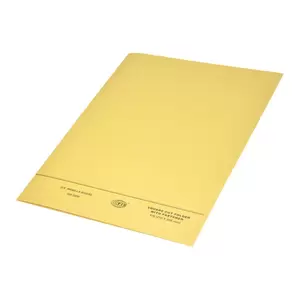 FIS Square Cut Folders With 8 cm Fastener Yellow Color, Pack of 50 Pcs, 320 gsm, F/S (210 x 330 mm) Size - FSFF7FYL