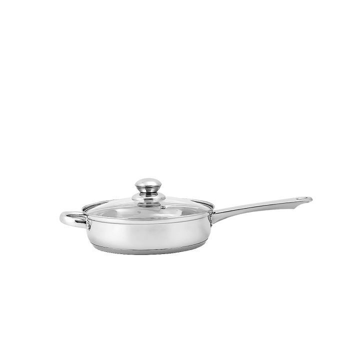 Royalford RF5124 12Pc Stainless Steel Cooking Set With Glass Lids - Induction Safe Pots & Pans With Non-Stick Coating - Stock Pots With Tempered Glass Lid & Strong Handles