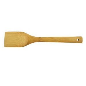 Royalford Flat Turner Heat Resistant Soft Grip Turner - Bamboo - Wooden - 30 CM