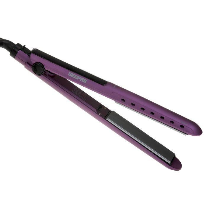 Geepas GHS86022UK Hair Straightener Easy Pro-230 Featuring Ceramic Floating Plates, Max Temperature 230C, 1 Hour Auto-Off Mechanism For Frizz-Free Finish - 2-Year Warranty