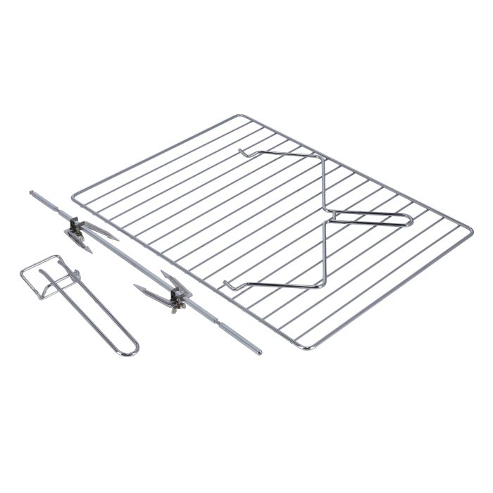 Geepas 60L Electric Oven With Convection & Rotisserie - 2200W Grill Function, 60 Minute Timer, Auto Shut Off With Signal Bell & Inside Lamp | Multiple Control Knobs| 2 Years Warranty