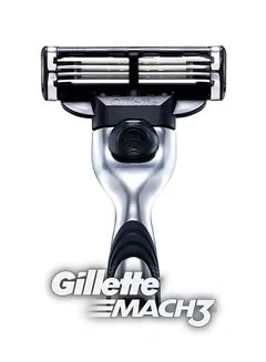 Mach3 Razor, With Blade, Silver/Black